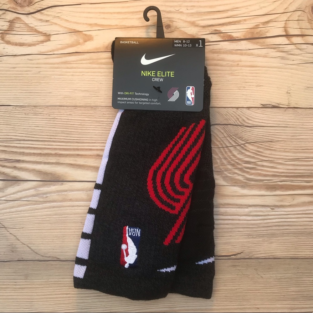 Nike Elite NBA Portland Trailblazers Crew Socks